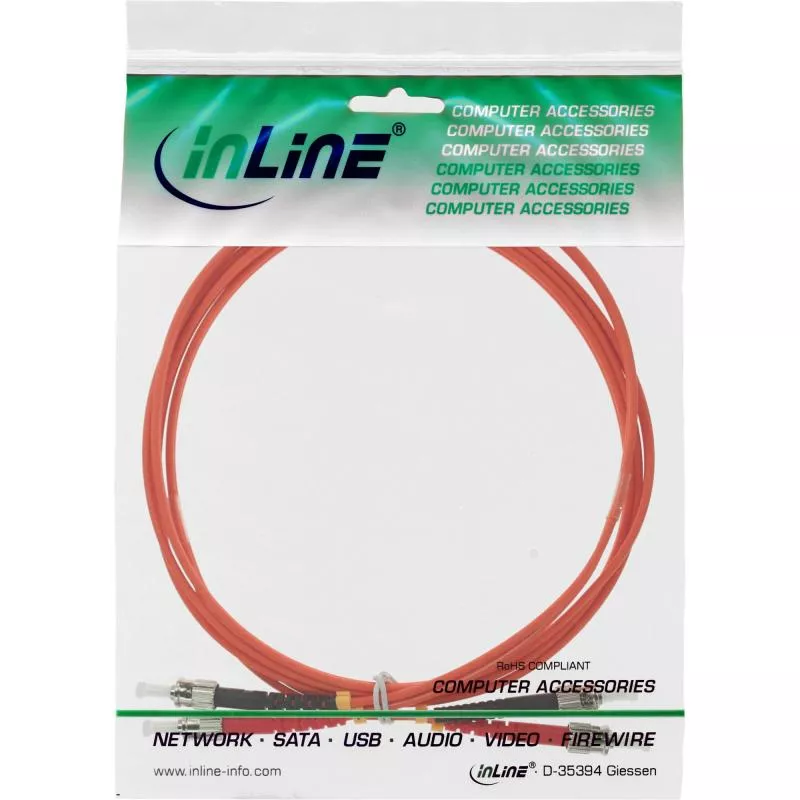 LWL Patchkabel ST/ST OM2 – Multimode Duplex, halogenfrei LWL Patchkabel ST/ST OM2 – Multimode Duplex, halogenfrei
